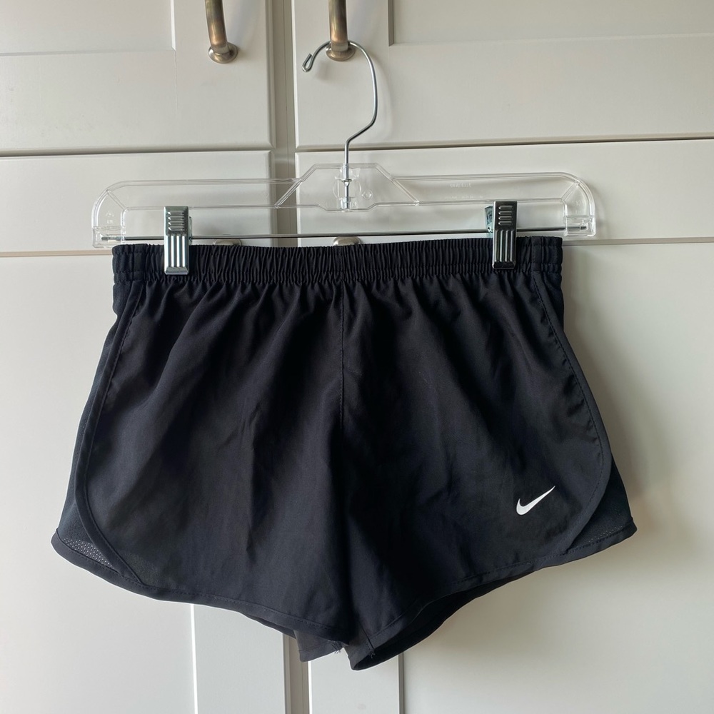 Women’s black nike running shorts